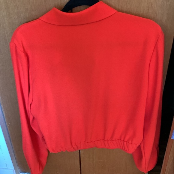 Cropped Orange Button up - Picture 2 of 2